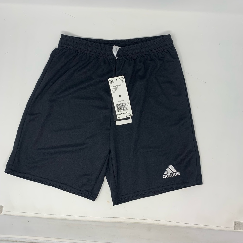 Adidas Youth Shorts 9000 Parma 16 Black Size Medium